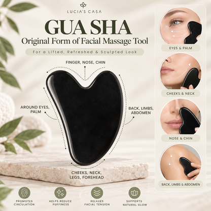 Cool & Sculpt Facial Collection 3 Piece Ice Roller and Gua Sha Set